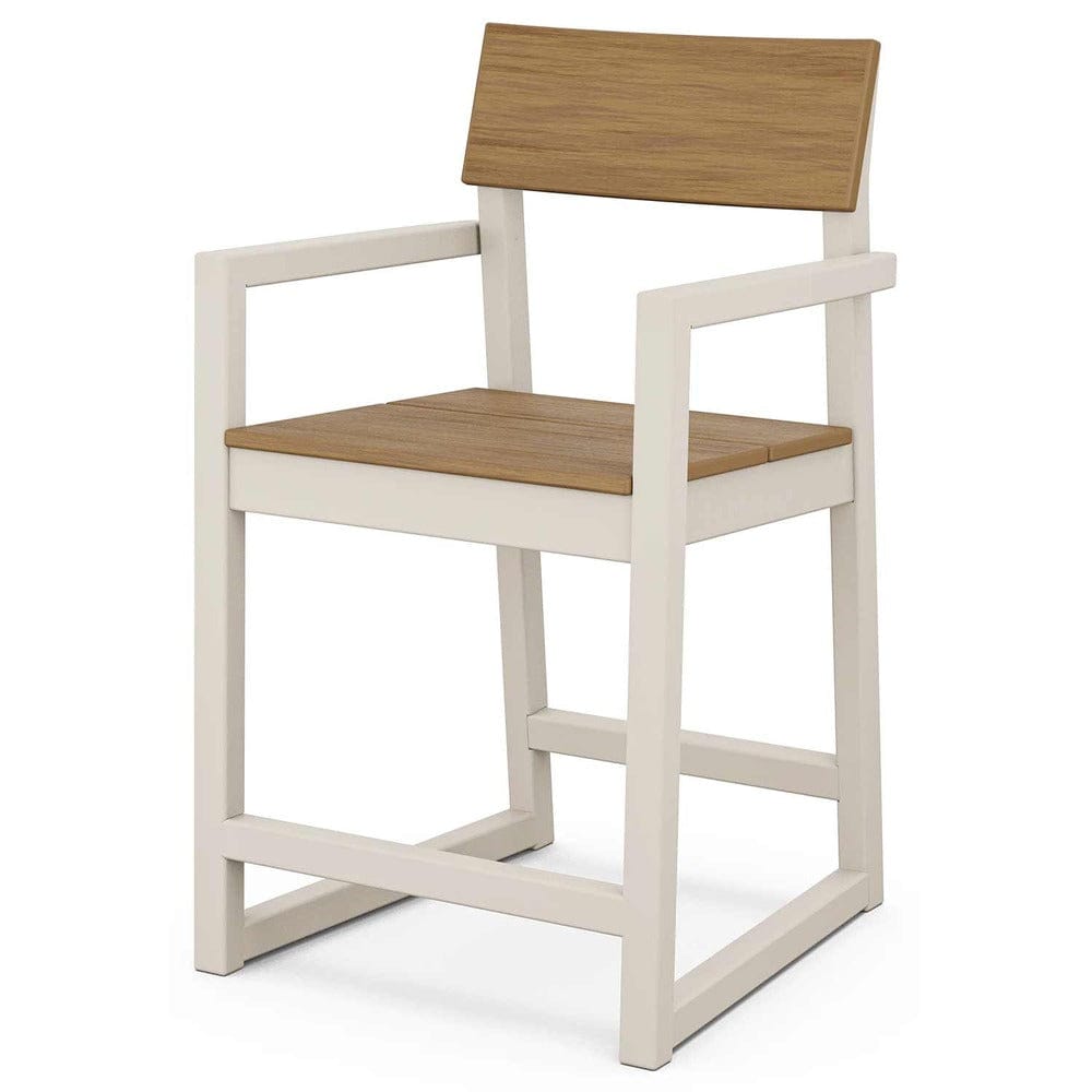 POLYWOOD® EDGE Counter Arm Chair - Select Accents - EMD201 Chair POLYWOOD®