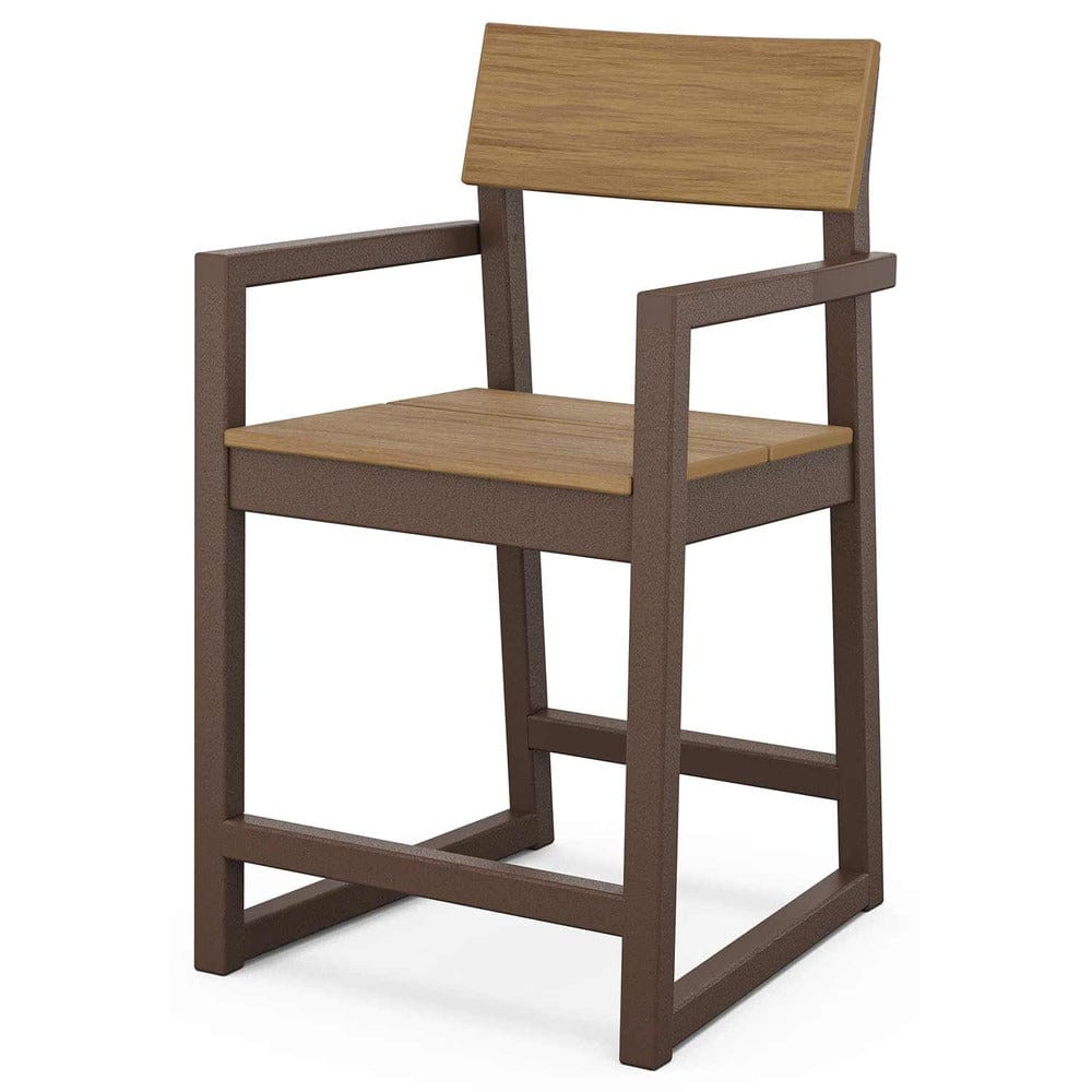 POLYWOOD® EDGE Counter Arm Chair - Select Accents - EMD201 Chair POLYWOOD®