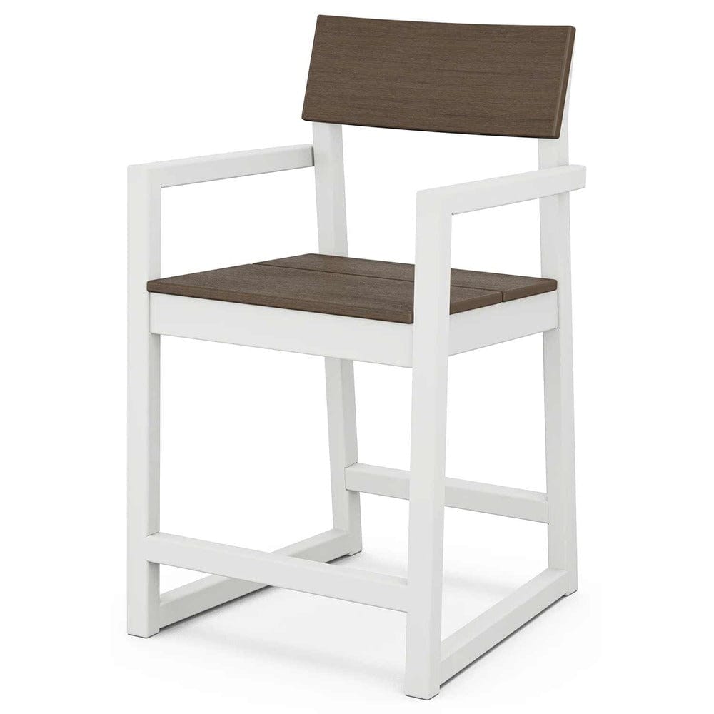 POLYWOOD® EDGE Counter Arm Chair - Select Accents - EMD201 Chair POLYWOOD®