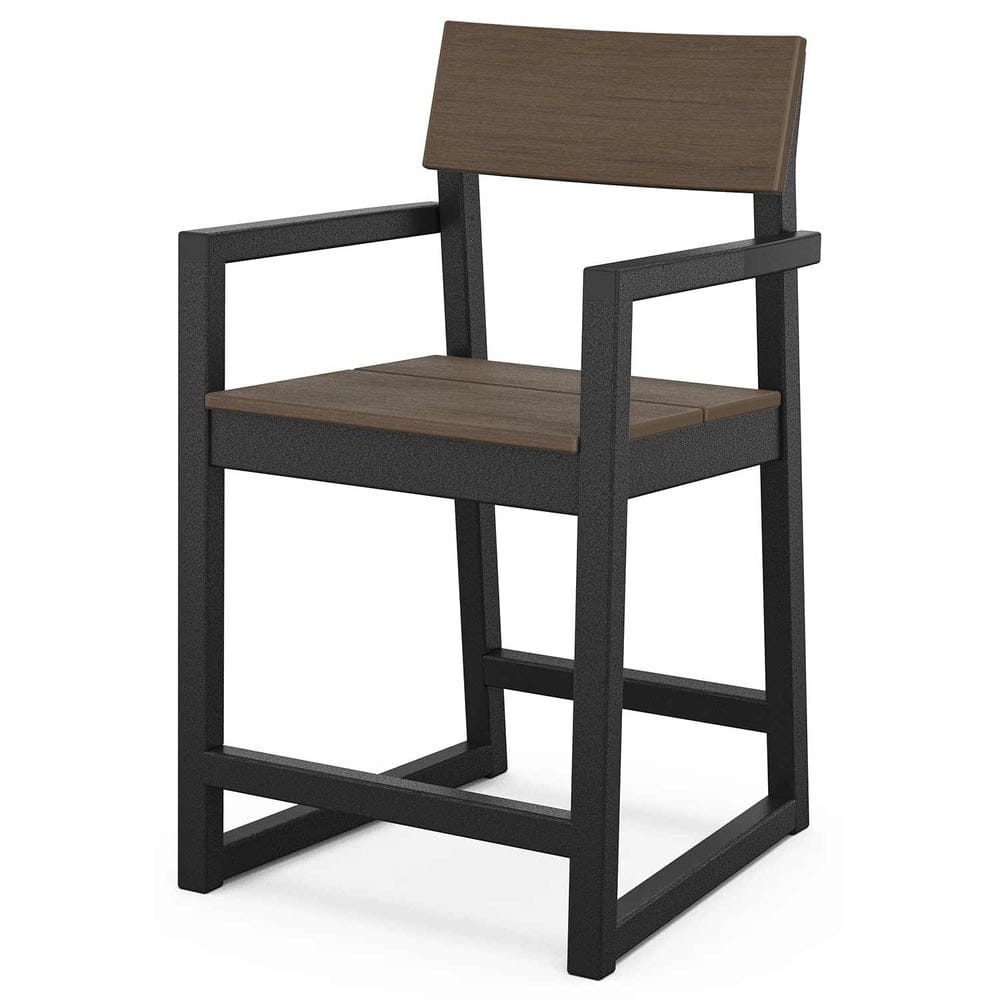 POLYWOOD® EDGE Counter Arm Chair - Select Accents - EMD201 Chair POLYWOOD®