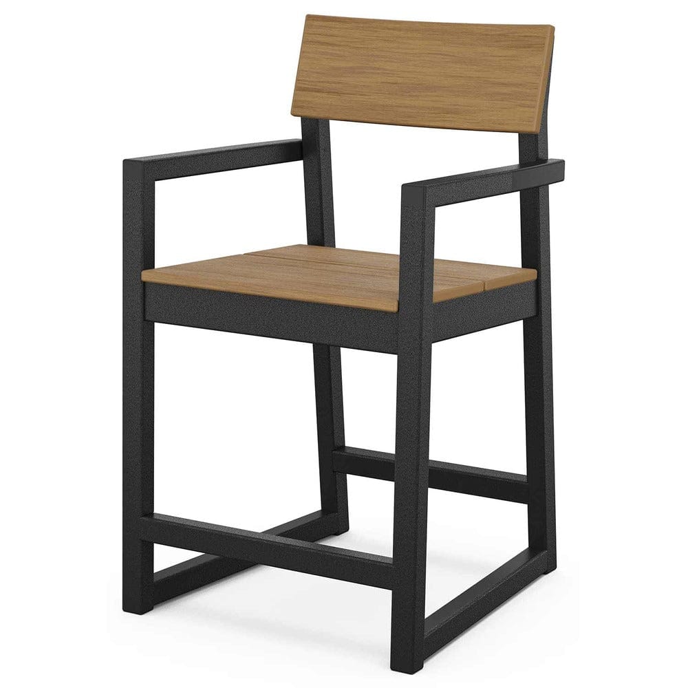 POLYWOOD® EDGE Counter Arm Chair - Select Accents - EMD201 Chair POLYWOOD®