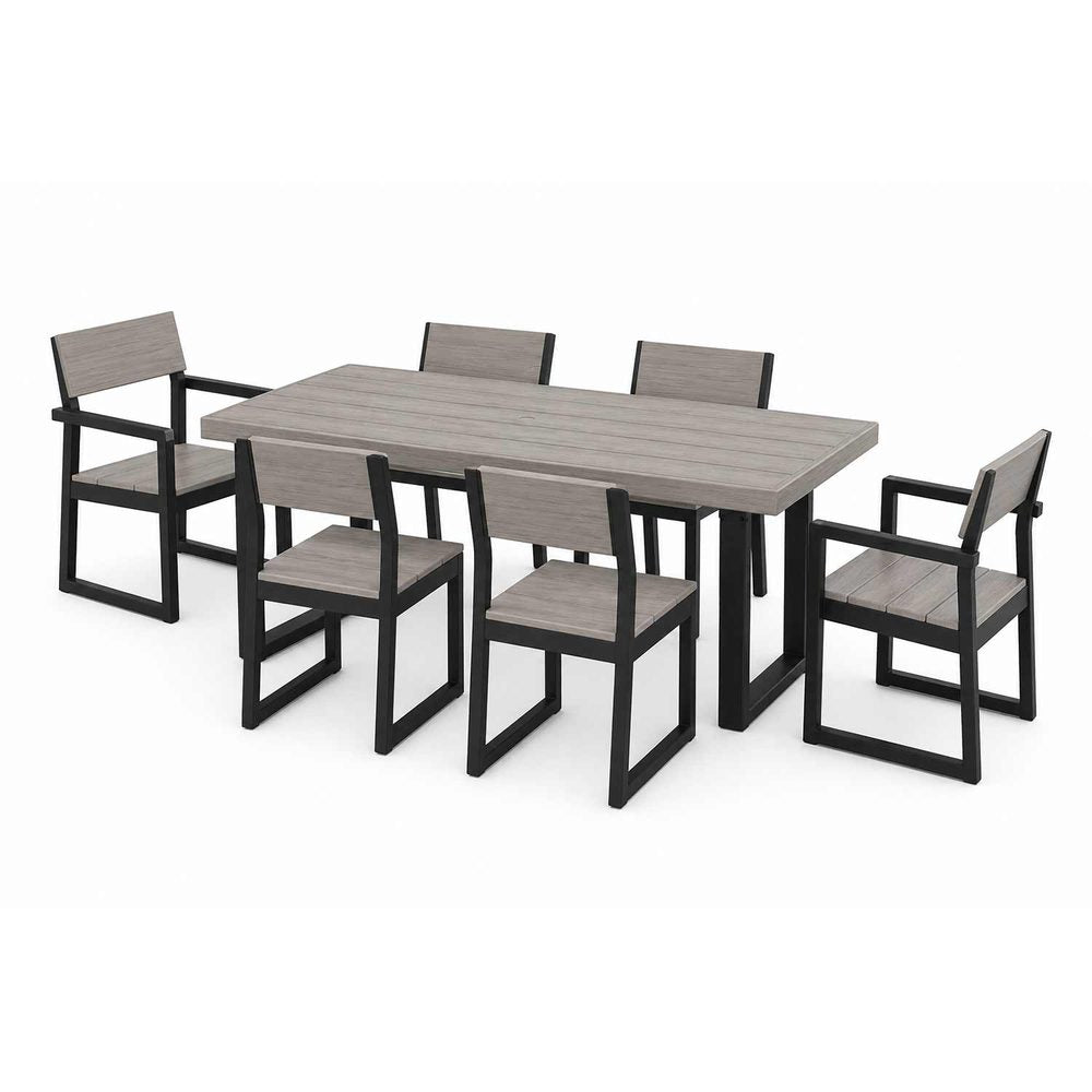 POLYWOOD® EDGE Select Accent 7-Piece Dining Set - PWS552-1
