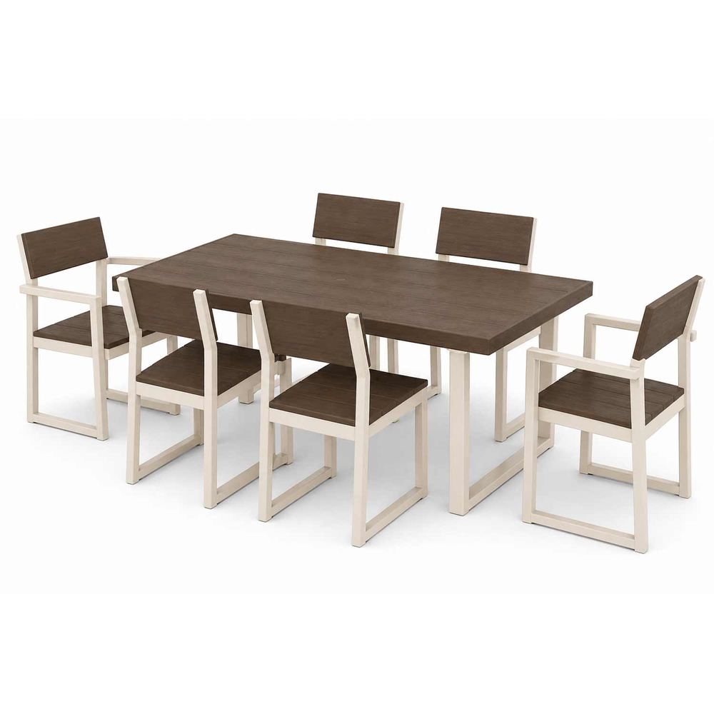 POLYWOOD® EDGE Select Accent 7-Piece Dining Set - PWS552-1