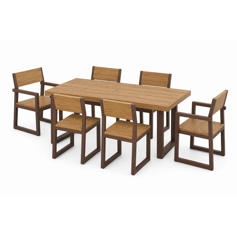 POLYWOOD® EDGE Select Accent 7-Piece Dining Set - PWS552-1