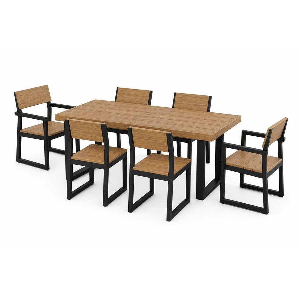POLYWOOD® EDGE Select Accent 7-Piece Dining Set - PWS552-1