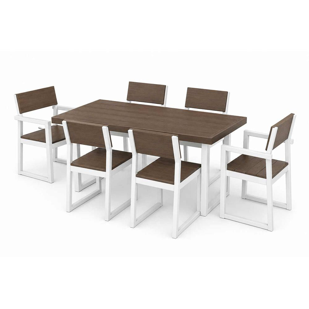 POLYWOOD® EDGE Select Accent 7-Piece Dining Set - PWS552-1
