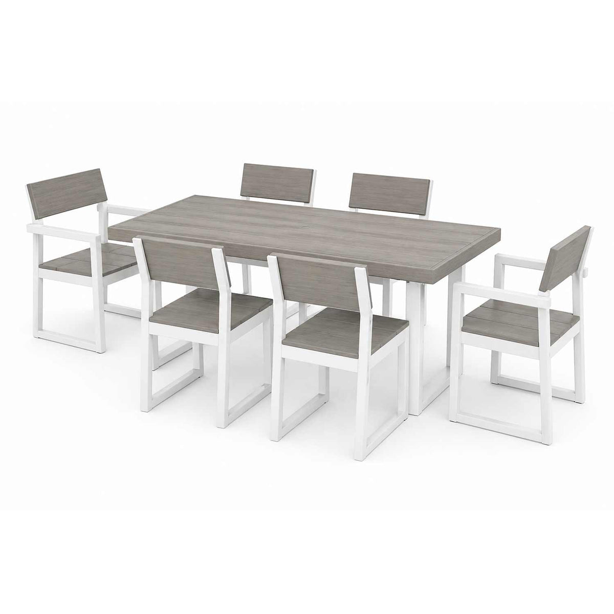 POLYWOOD® EDGE Select Accent 7-Piece Dining Set - PWS552-1
