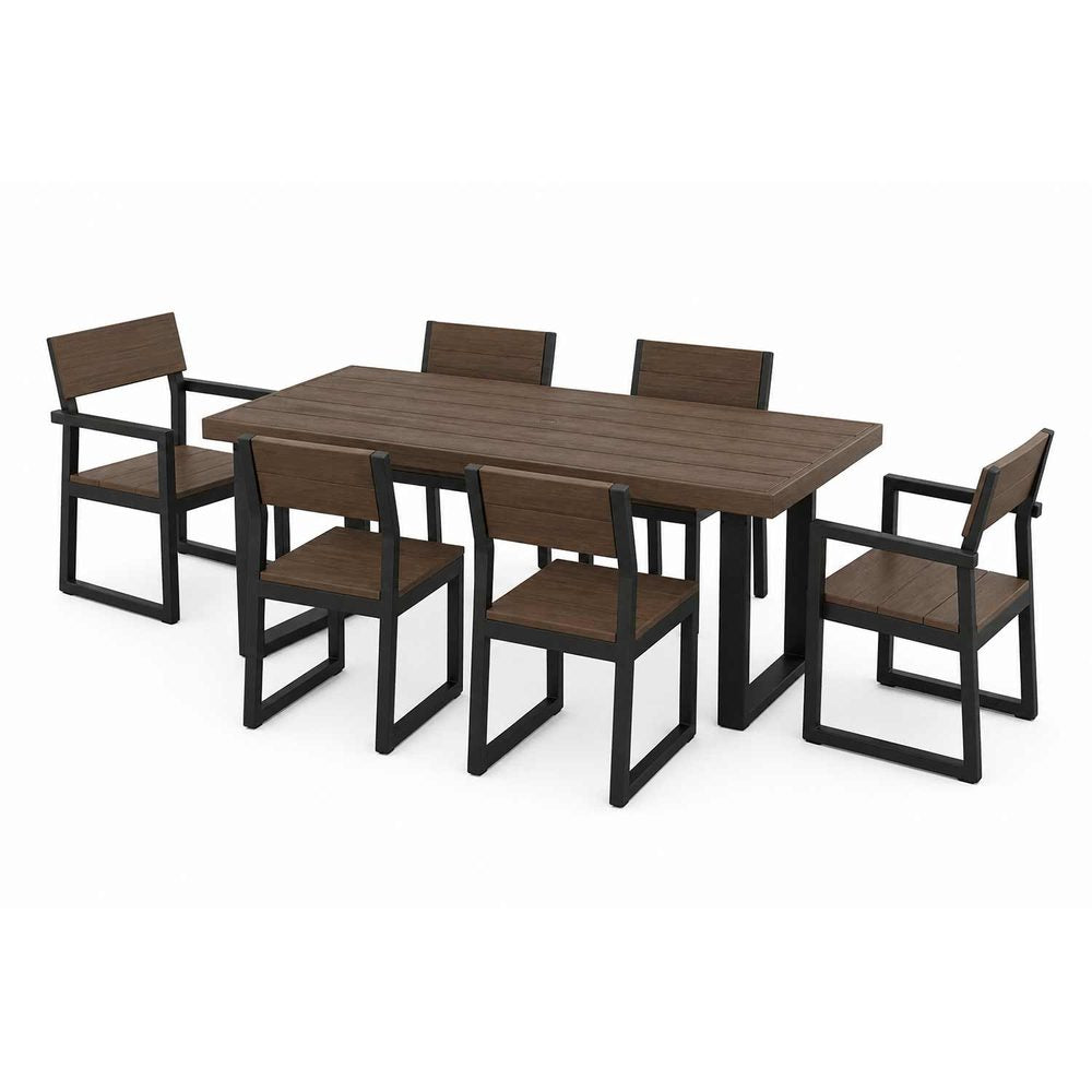 POLYWOOD® EDGE Select Accent 7-Piece Dining Set - PWS552-1
