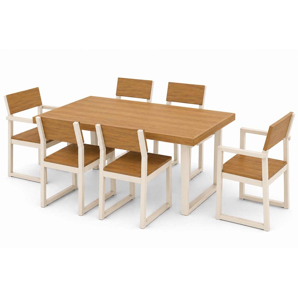 POLYWOOD® EDGE Select Accent 7-Piece Dining Set - PWS552-1