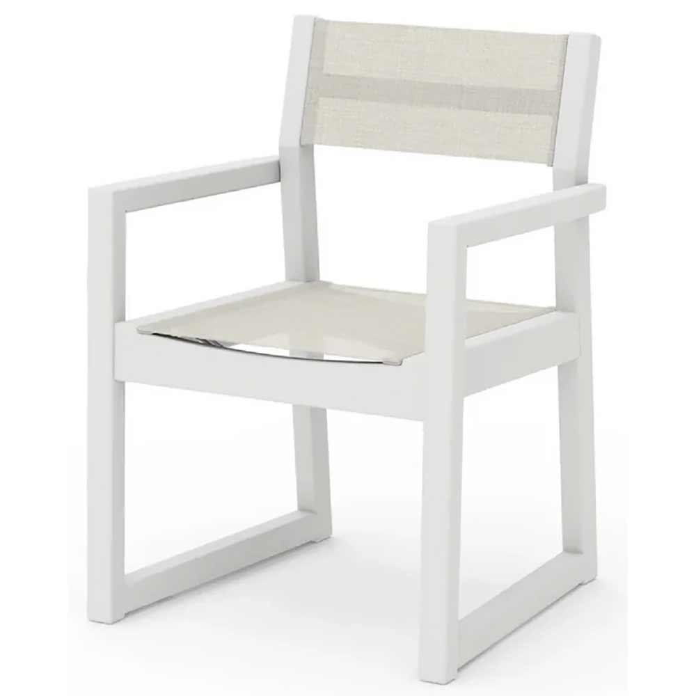 POLYWOOD® EDGE Sling Dining Arm Chair - EMD290