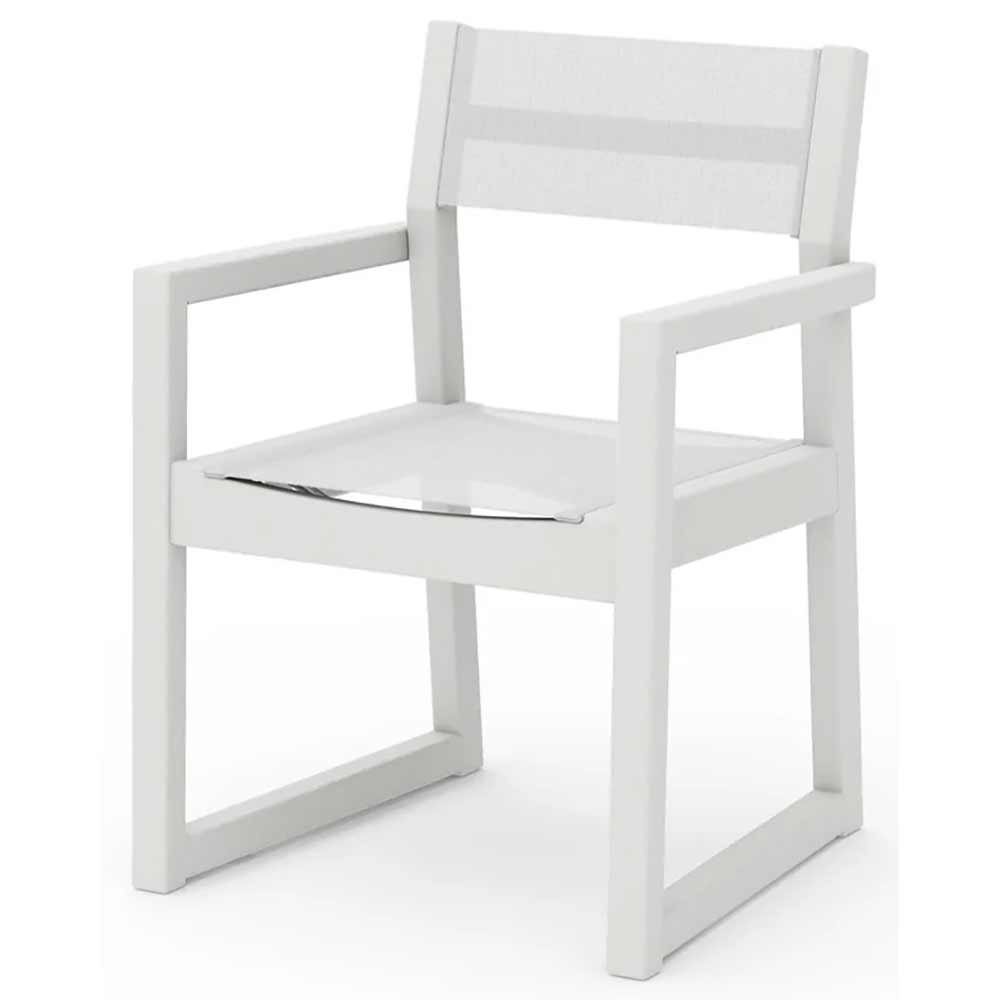 POLYWOOD® EDGE Sling Dining Arm Chair - EMD290