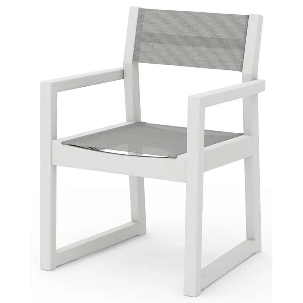 POLYWOOD® EDGE Sling Dining Arm Chair - EMD290