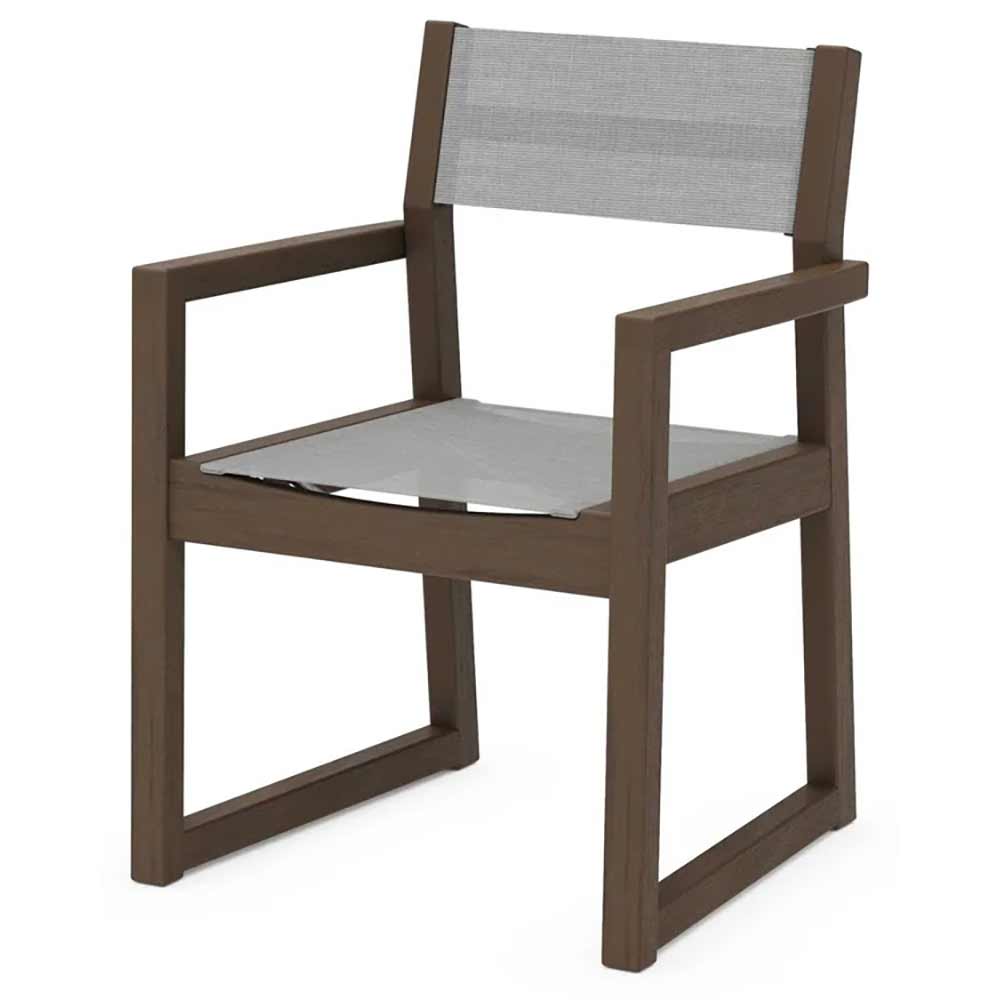 POLYWOOD® EDGE Sling Dining Arm Chair - EMD290