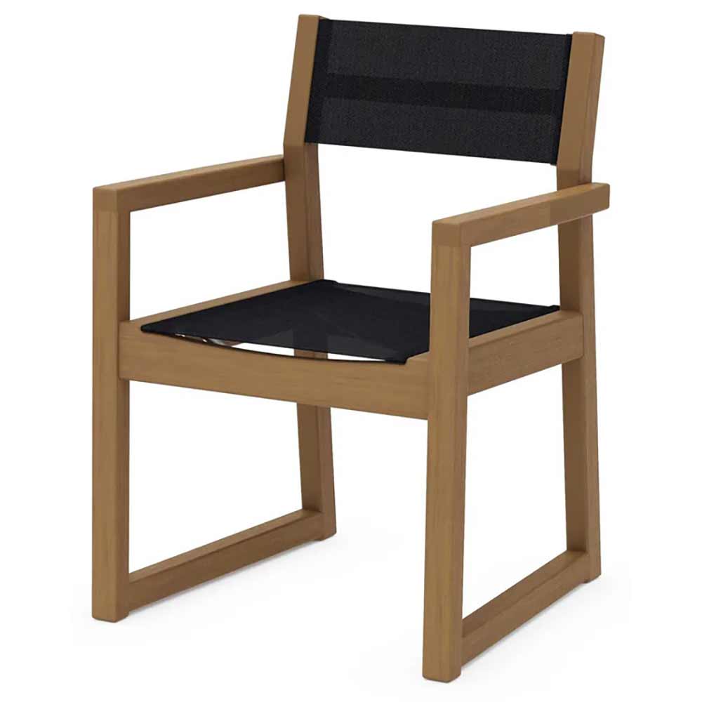 POLYWOOD® EDGE Sling Dining Arm Chair - EMD290