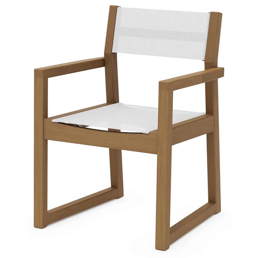 POLYWOOD® EDGE Sling Dining Arm Chair - EMD290