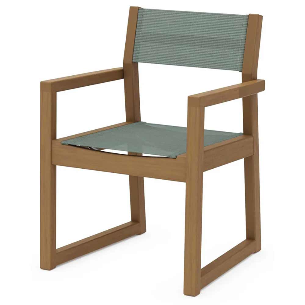 POLYWOOD® EDGE Sling Dining Arm Chair - EMD290