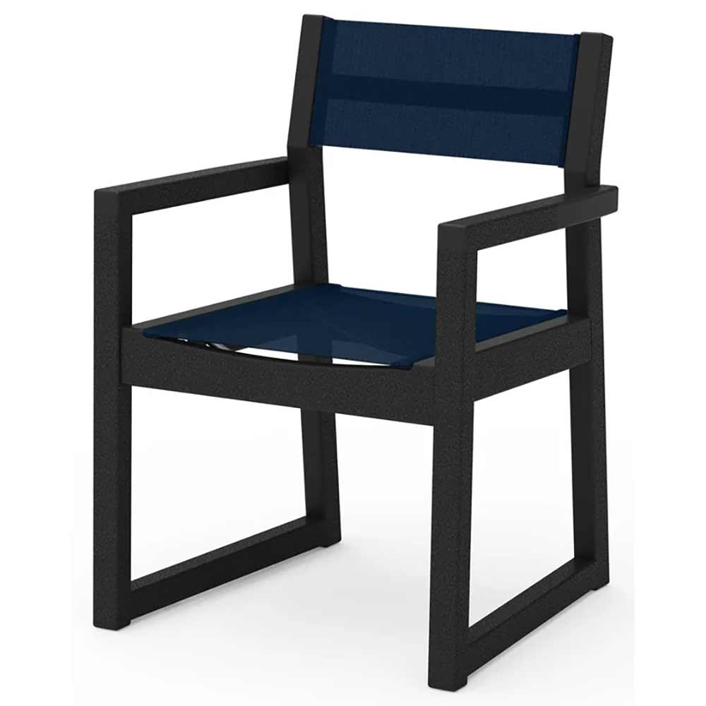 POLYWOOD® EDGE Sling Dining Arm Chair - EMD290