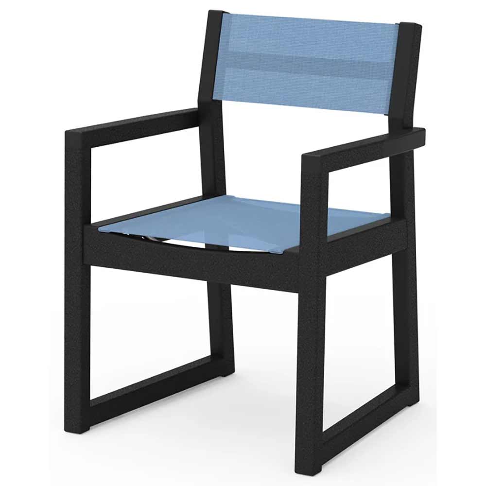 POLYWOOD® EDGE Sling Dining Arm Chair - EMD290