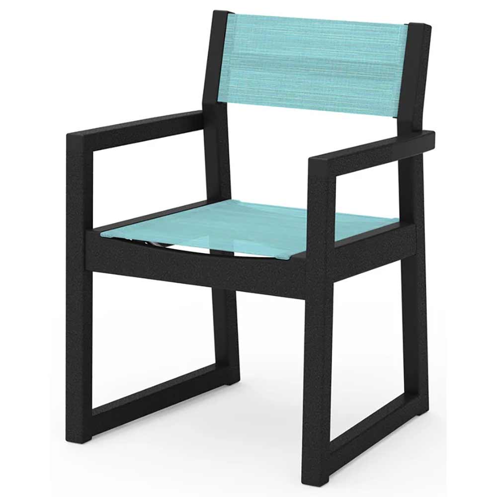 POLYWOOD® EDGE Sling Dining Arm Chair - EMD290