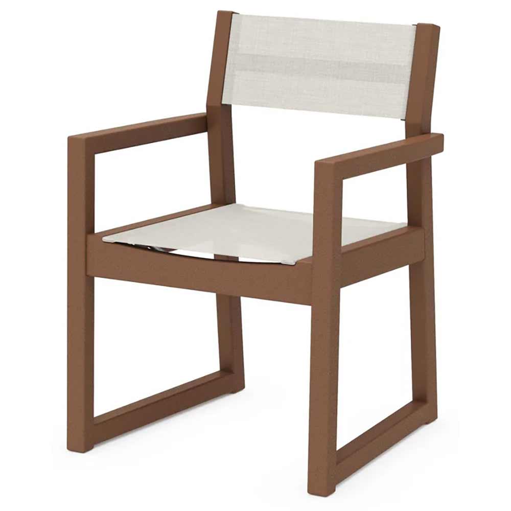 POLYWOOD® EDGE Sling Dining Arm Chair - EMD290