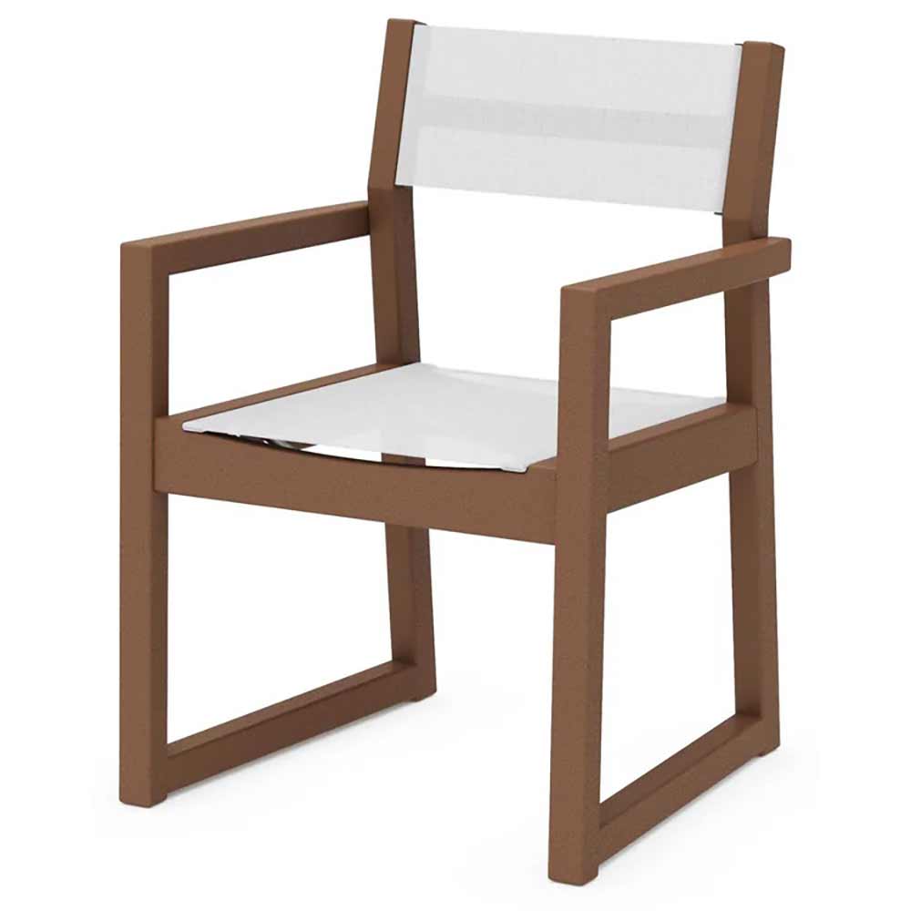 POLYWOOD® EDGE Sling Dining Arm Chair - EMD290