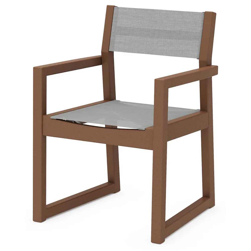 POLYWOOD® EDGE Sling Dining Arm Chair - EMD290