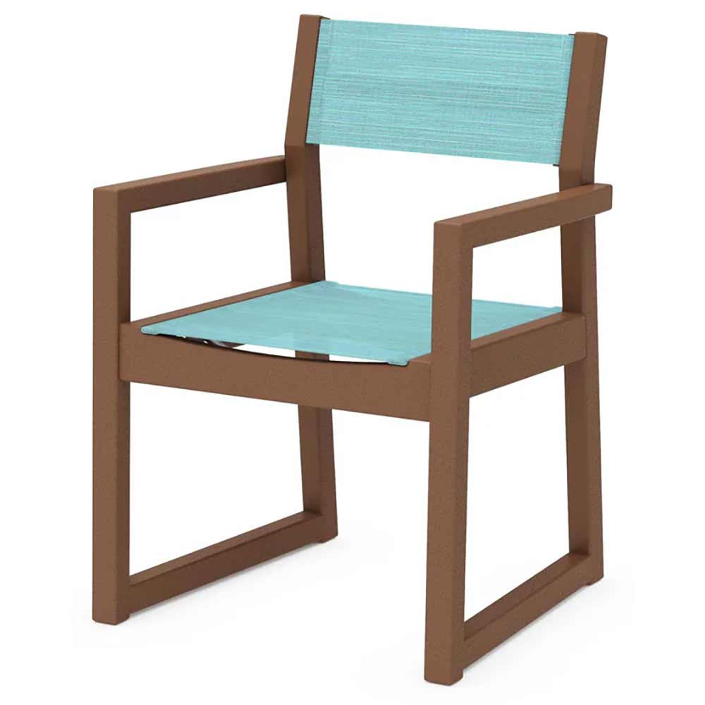 POLYWOOD® EDGE Sling Dining Arm Chair - EMD290