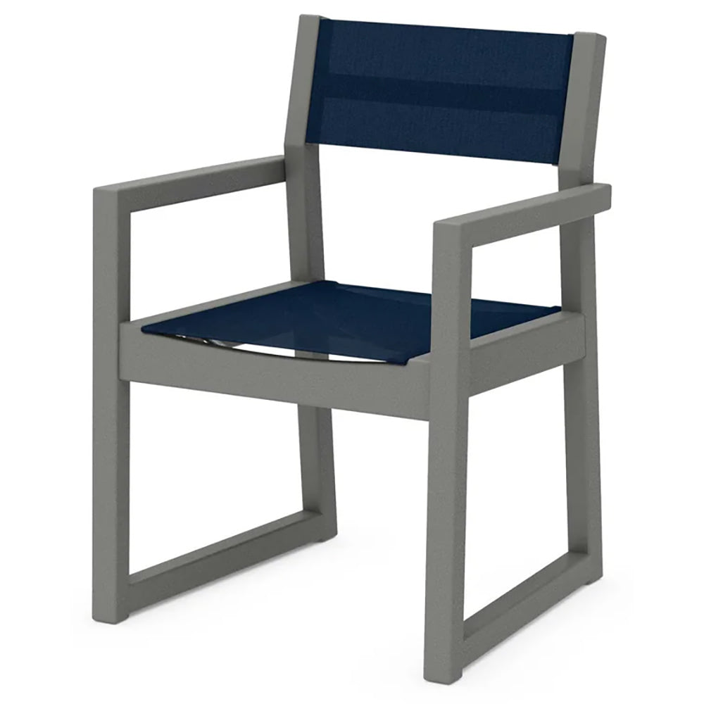 POLYWOOD® EDGE Sling Dining Arm Chair - EMD290
