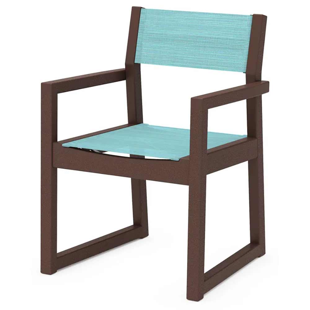 POLYWOOD® EDGE Sling Dining Arm Chair - EMD290