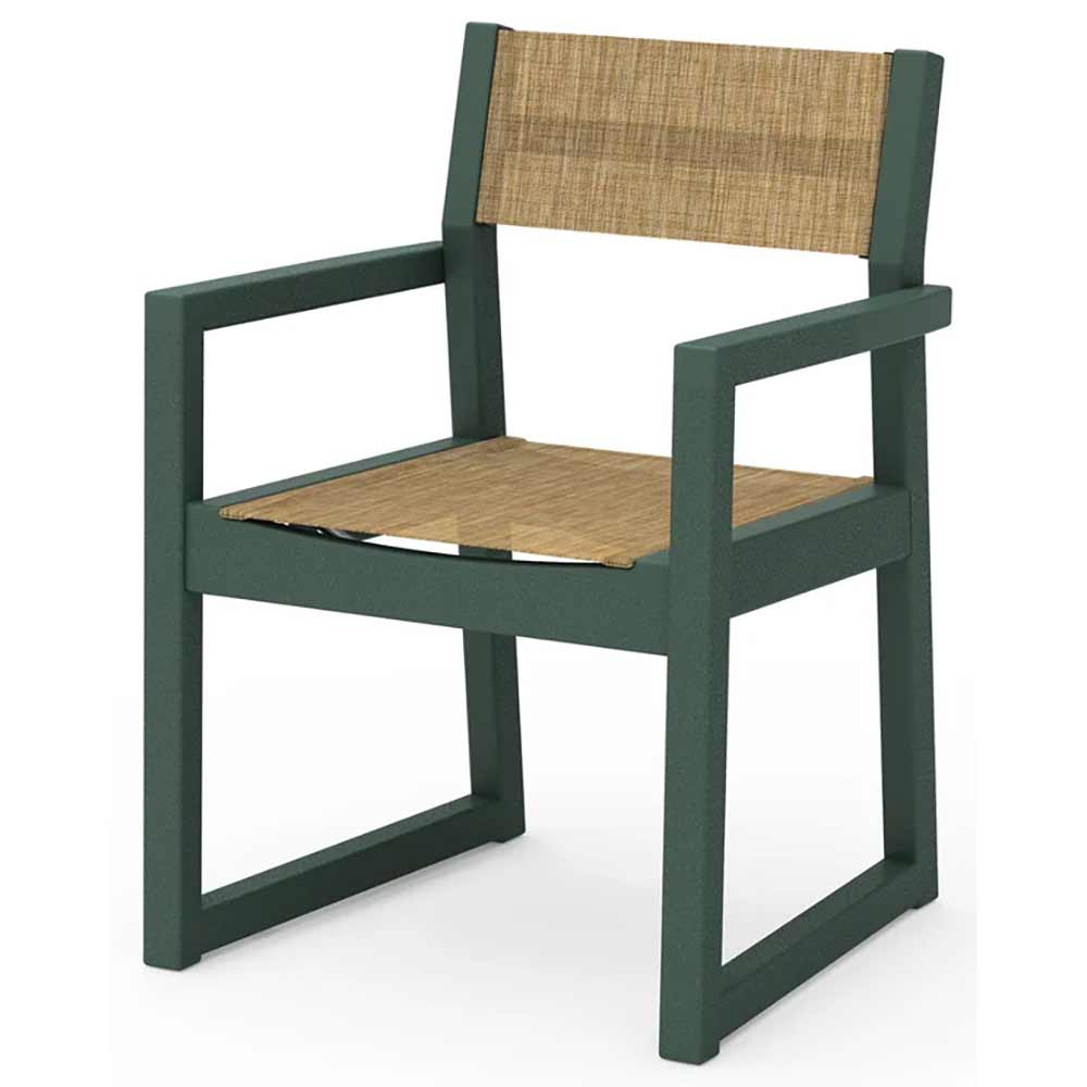 POLYWOOD® EDGE Sling Dining Arm Chair - EMD290