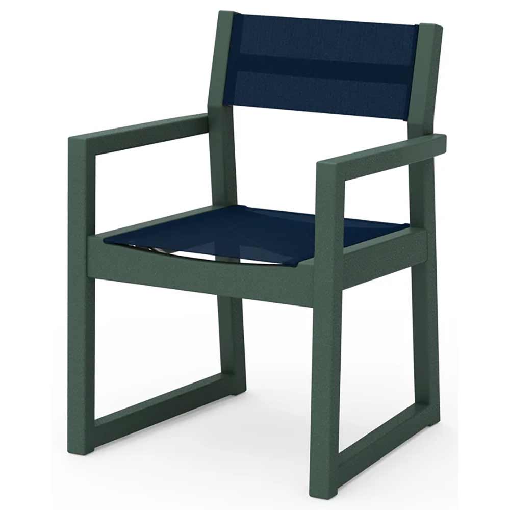 POLYWOOD® EDGE Sling Dining Arm Chair - EMD290