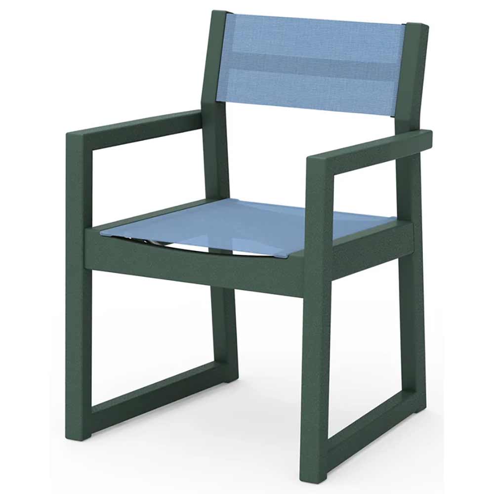 POLYWOOD® EDGE Sling Dining Arm Chair - EMD290