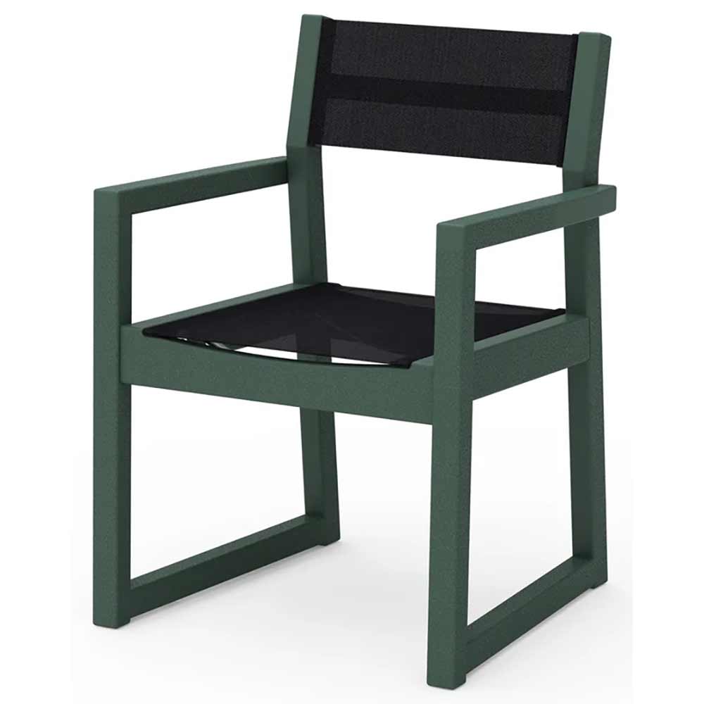 POLYWOOD® EDGE Sling Dining Arm Chair - EMD290