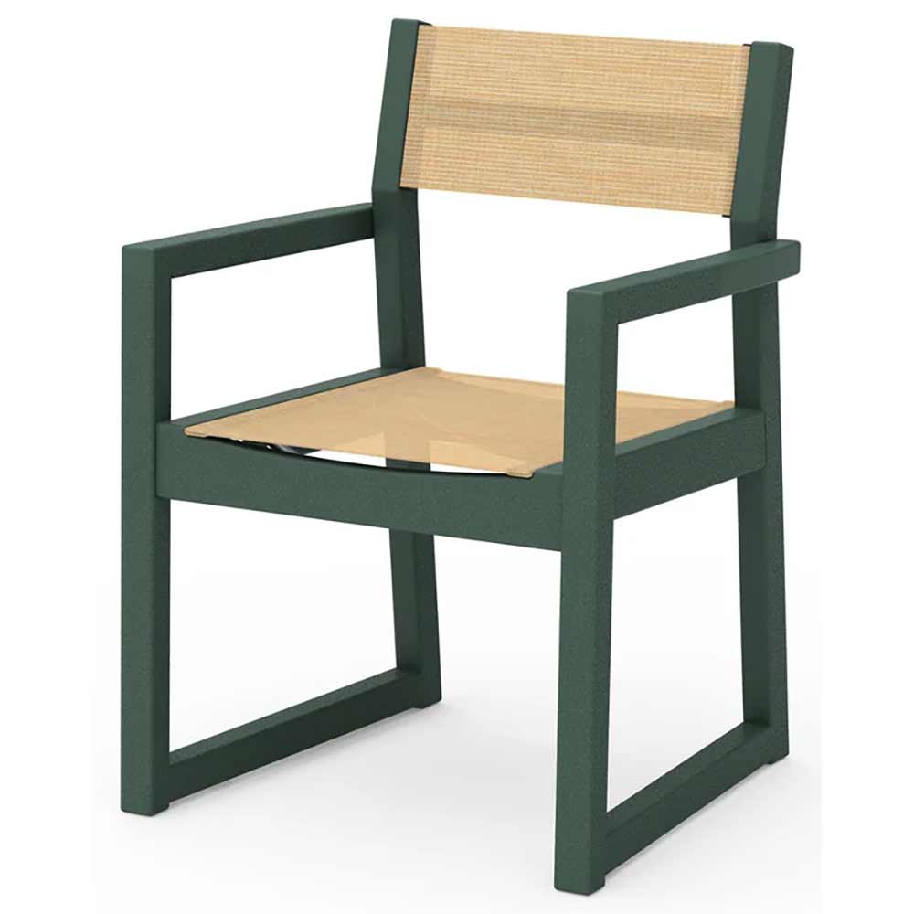 POLYWOOD® EDGE Sling Dining Arm Chair - EMD290