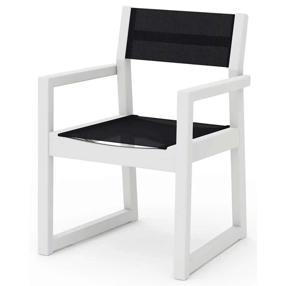POLYWOOD® EDGE Sling Dining Arm Chair - EMD290