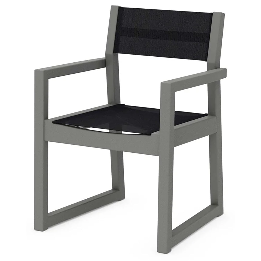 POLYWOOD® EDGE Sling Dining Arm Chair - EMD290