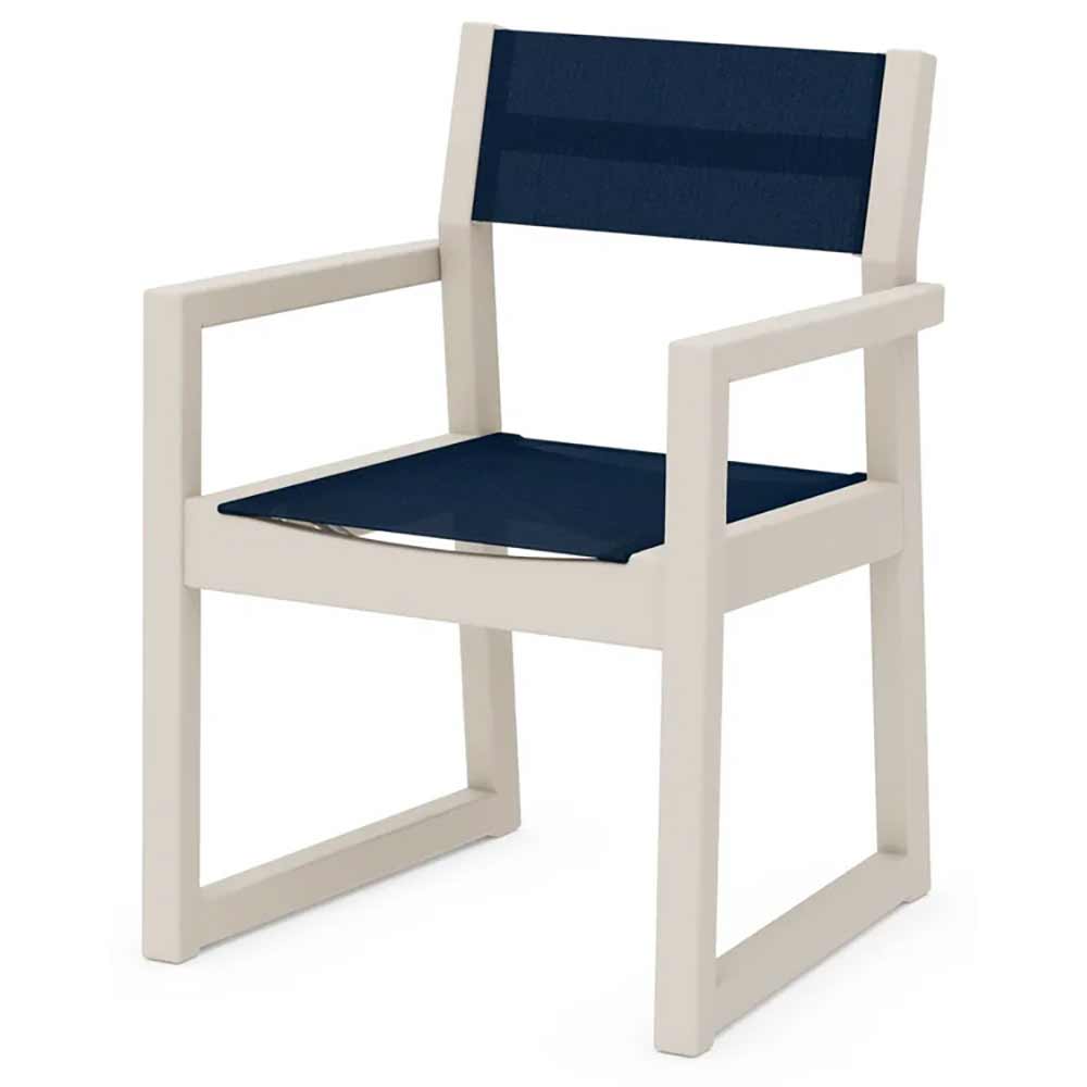 POLYWOOD® EDGE Sling Dining Arm Chair - EMD290