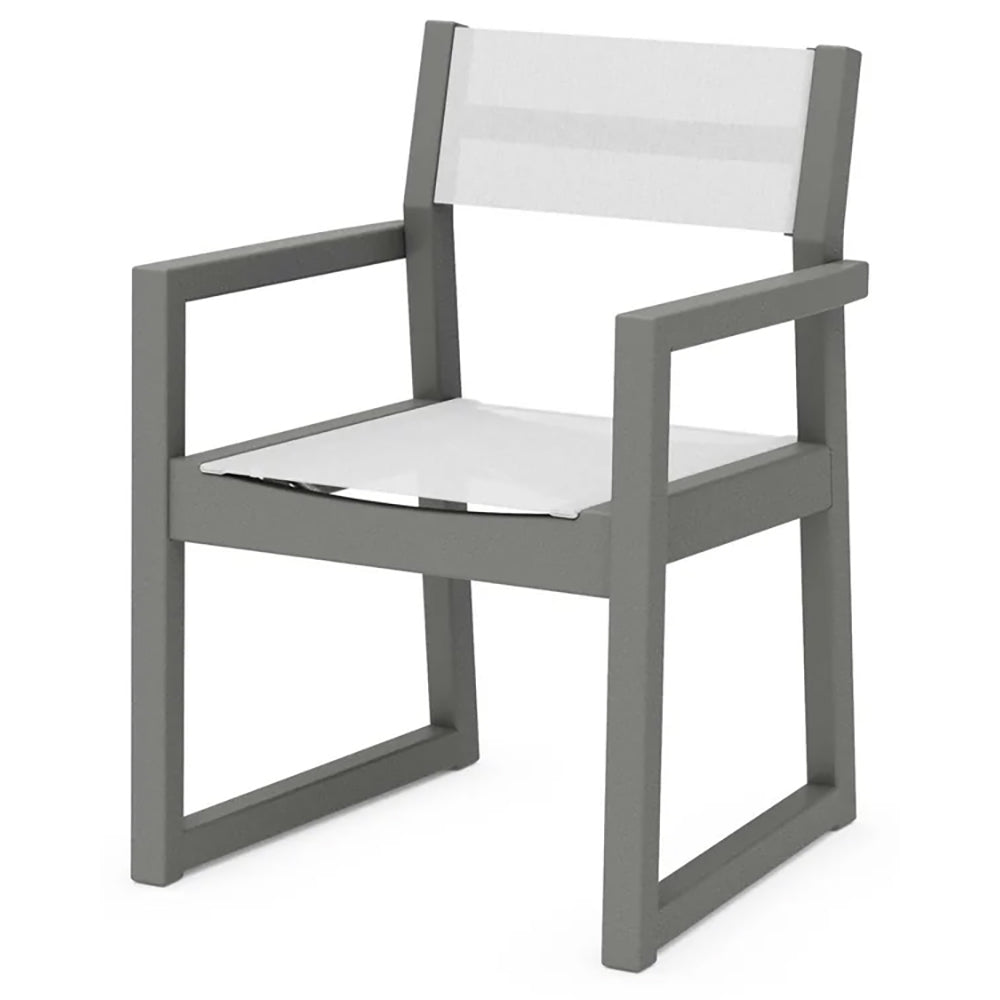 POLYWOOD® EDGE Sling Dining Arm Chair - EMD290