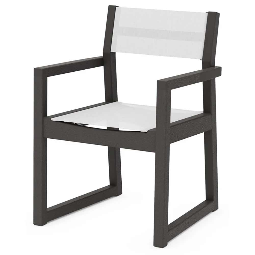 POLYWOOD® EDGE Sling Dining Arm Chair - EMD290