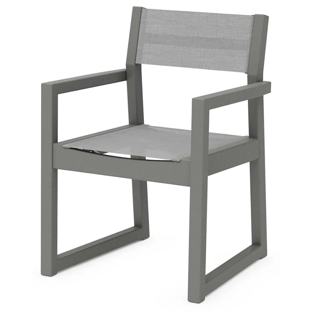 POLYWOOD® EDGE Sling Dining Arm Chair - EMD290