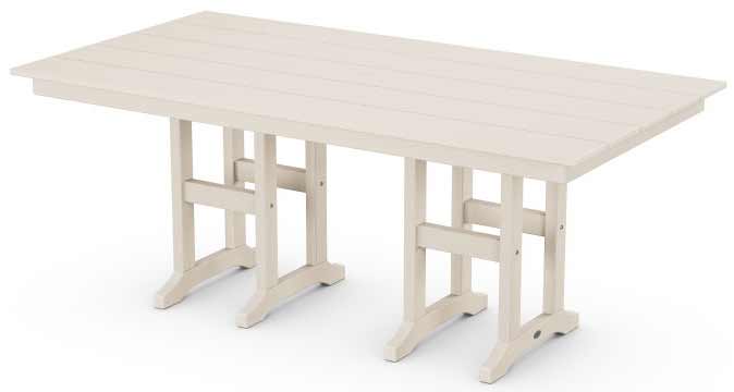 POLYWOOD® Farmhouse 37" x 72" Dining Table - FDT3772 Dining Table POLYWOOD®