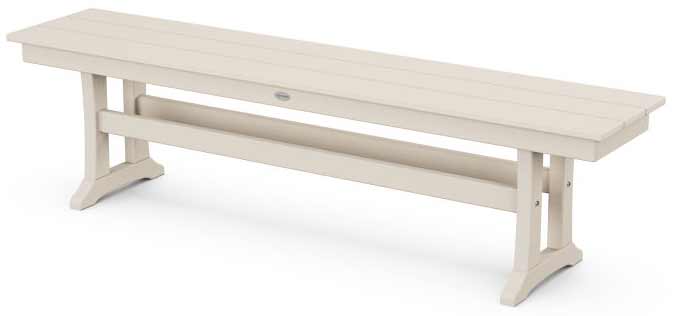 POLYWOOD® Farmhouse Trestle 65" Bench - PL36-T1L1 Benches POLYWOOD®