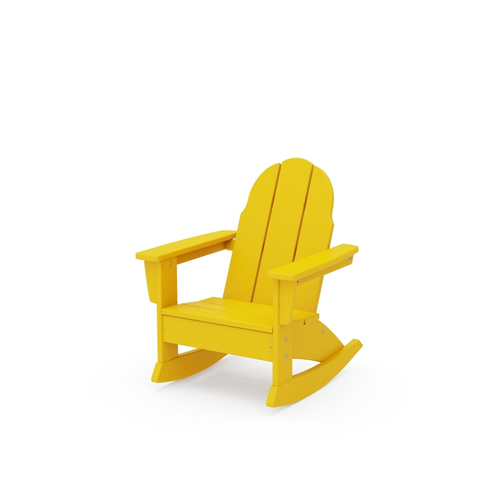 Kids Vineyard Adirondack Rocking Chair - Lemon
