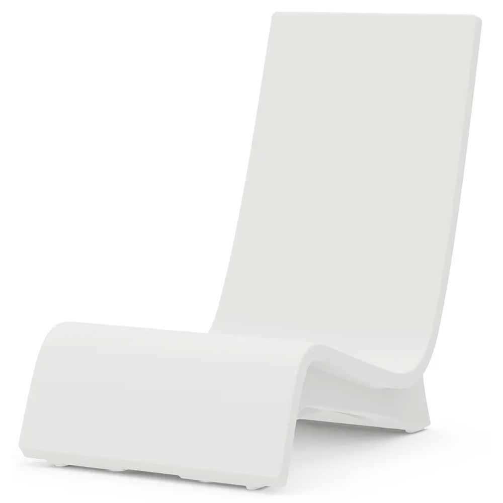 White chair cover on a white background
