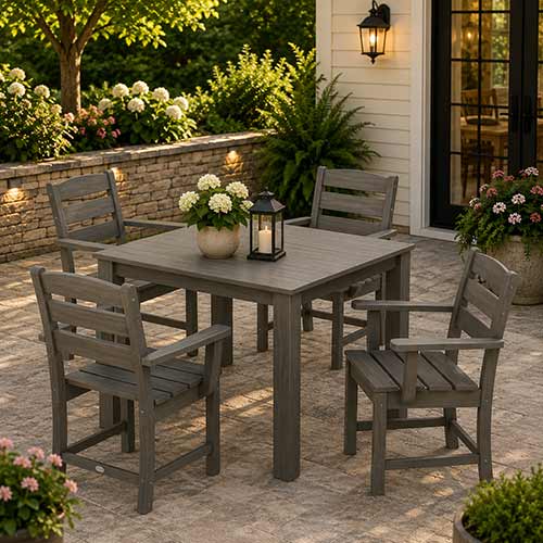 POLYWOOD® Lakeside 5-Piece Parsons Dining Set - PWS2288-1