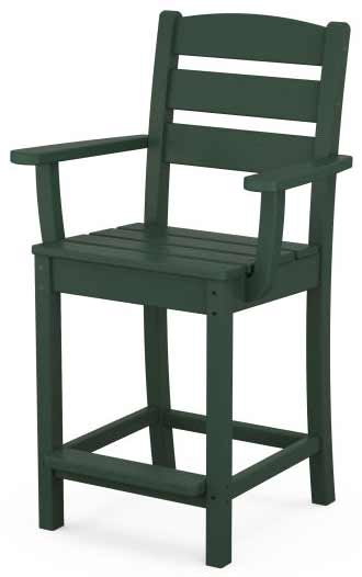 POLYWOOD® Lakeside Counter Arm Chair - TLD201 Chair POLYWOOD®