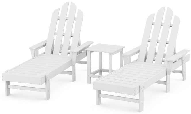 POLYWOOD® Long Island Chaise 3-Piece Set - PWS187-1 Chaise POLYWOOD®