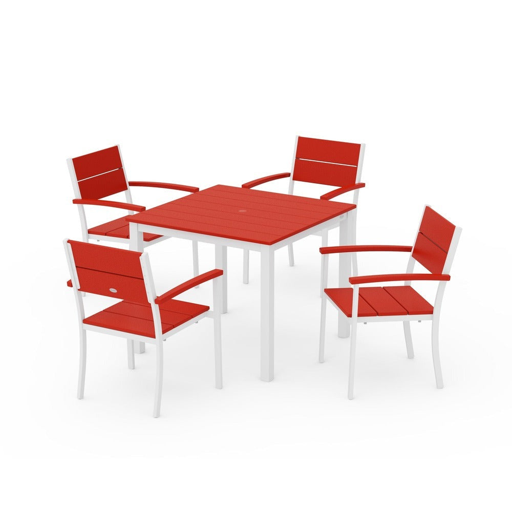 POLYWOOD® - Main Street 5-Piece Dining Set - PWS2862 Outdoor Furniture POLYWOOD®