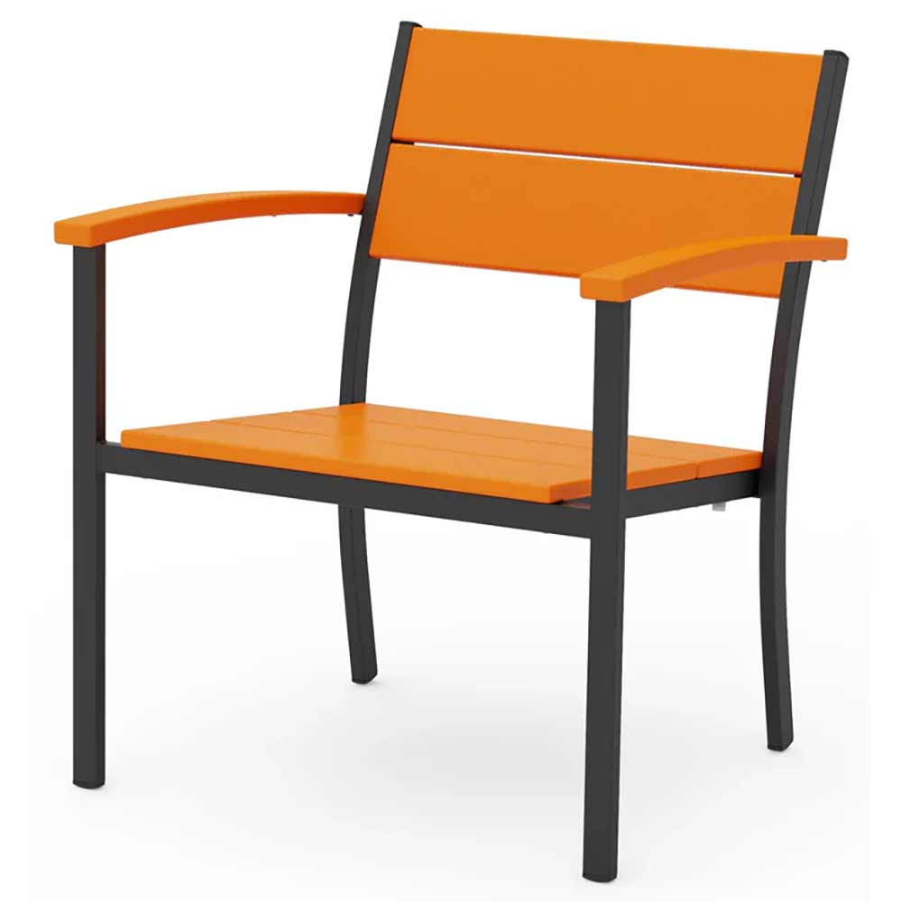 POLYWOOD® - Main Street Stacking Lounge Arm Chair - AL310 Outdoor Furniture POLYWOOD®