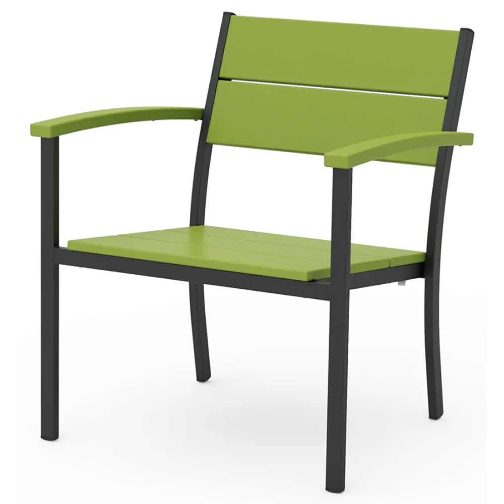POLYWOOD® - Main Street Stacking Lounge Arm Chair - AL310 Outdoor Furniture POLYWOOD®